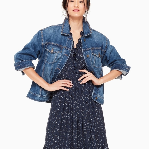 Kate Spade Navy Blue Dress - Picture 6 of 6